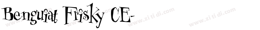Benguiat Frisky CE字体转换